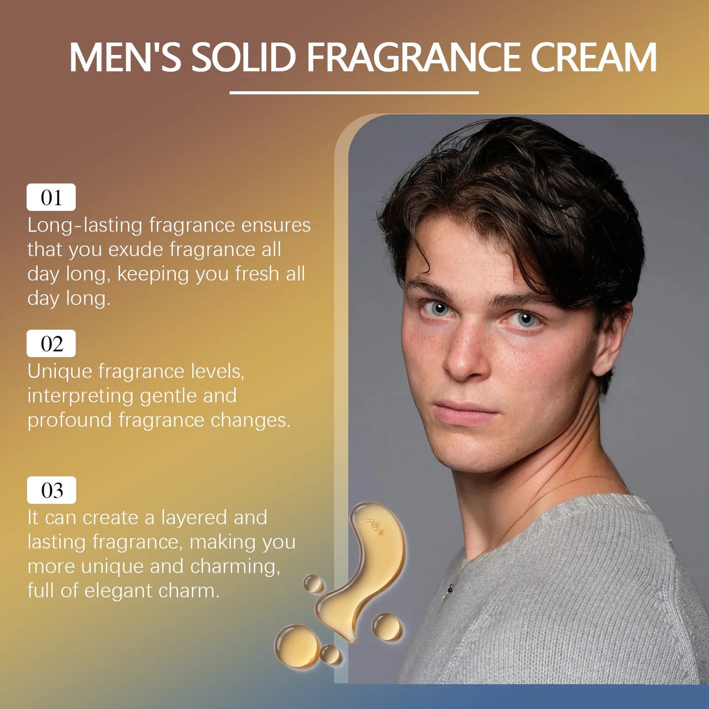 Men Sandalwood Balm Series Lasting Scent Keep Fresh Dating Flirting Improve Temptation Portable Body Light Fragrance Solid Balms