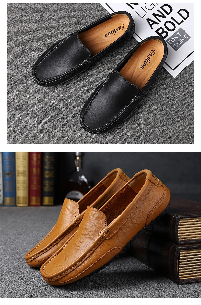 Men's shoes 2023 Casual fashion Men's casual wear Formal men's driving shoes Casual men leather shoes