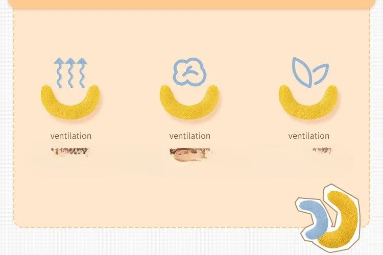 Pet Home Products Small Pillow Soft Cat and Dog Universal Pillow Creative Crescent Shaped Cervical Protection Pet Products