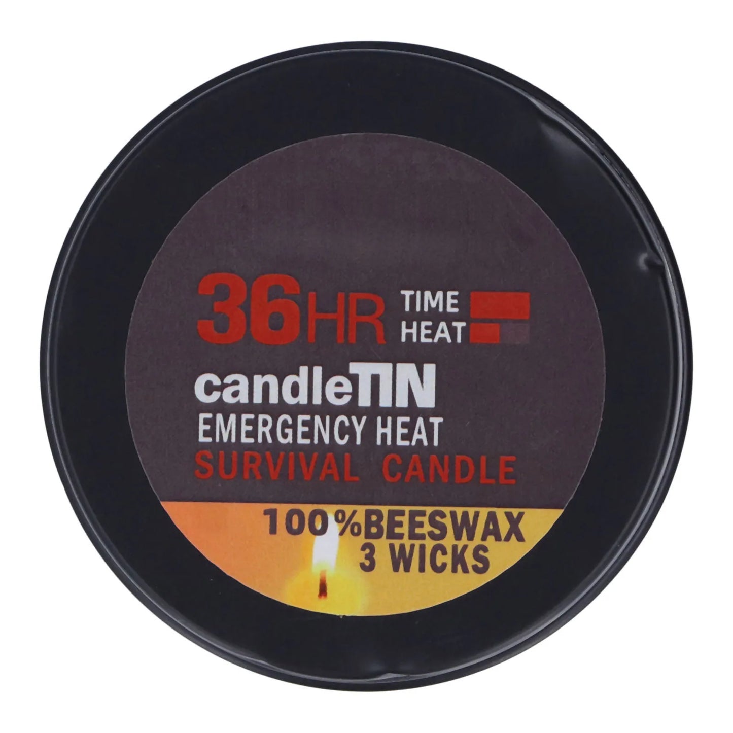 Survival Candle Widely Used Romantic Ambience Natural 36 Hours Burning Long Lasting Candles 3 Wicks For Home Outdoor Camping