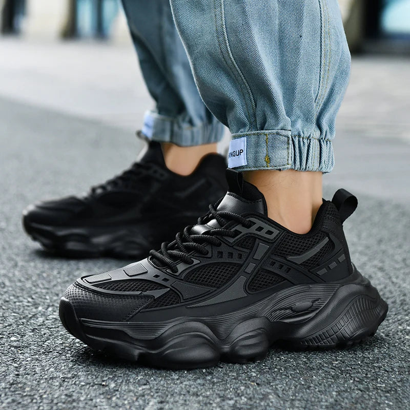 Men's Sneakers Casual  Athletic Walking Sneakers Male Black High Quality Trend Platform Running Basketball Shoes For Men 2025