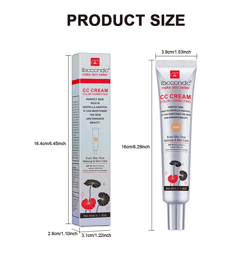 Female Makeup Base ErborianCC Cream  Concealer Full Coverage Foundation Cream for Face Cosmetics Moisture Beauty Health