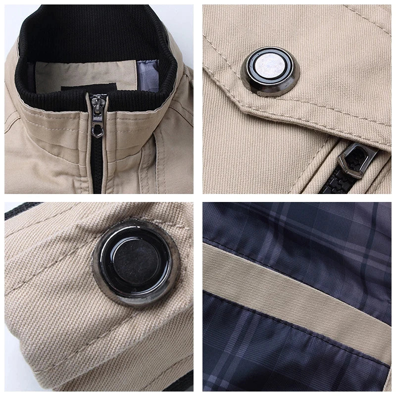 Coat Men 2024 Spring And Autumn New Fashion Comfortable Men's Casual Windproof Stand-Up Collar Jacket Men Slim Clothes Boys