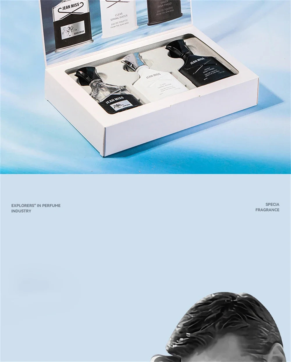 Free Shipping Fresh Natural Perfume Gift Boxs Set Lasting Cologne Scent Perfumy Męskie Charming Man Perfumes Hombres Originales