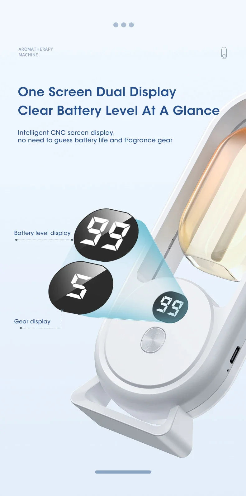 Automatic Home Fragrance Machine Essential Oil Diffuser Nebulizer Perfume Scent Machine for Kitchen and toilet deodorization