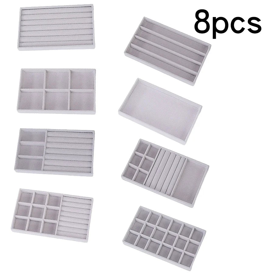 Jewelry Box Jewelry Tray Display Stand Multiple Style  Jewelry Organizer Jewelry Accessories