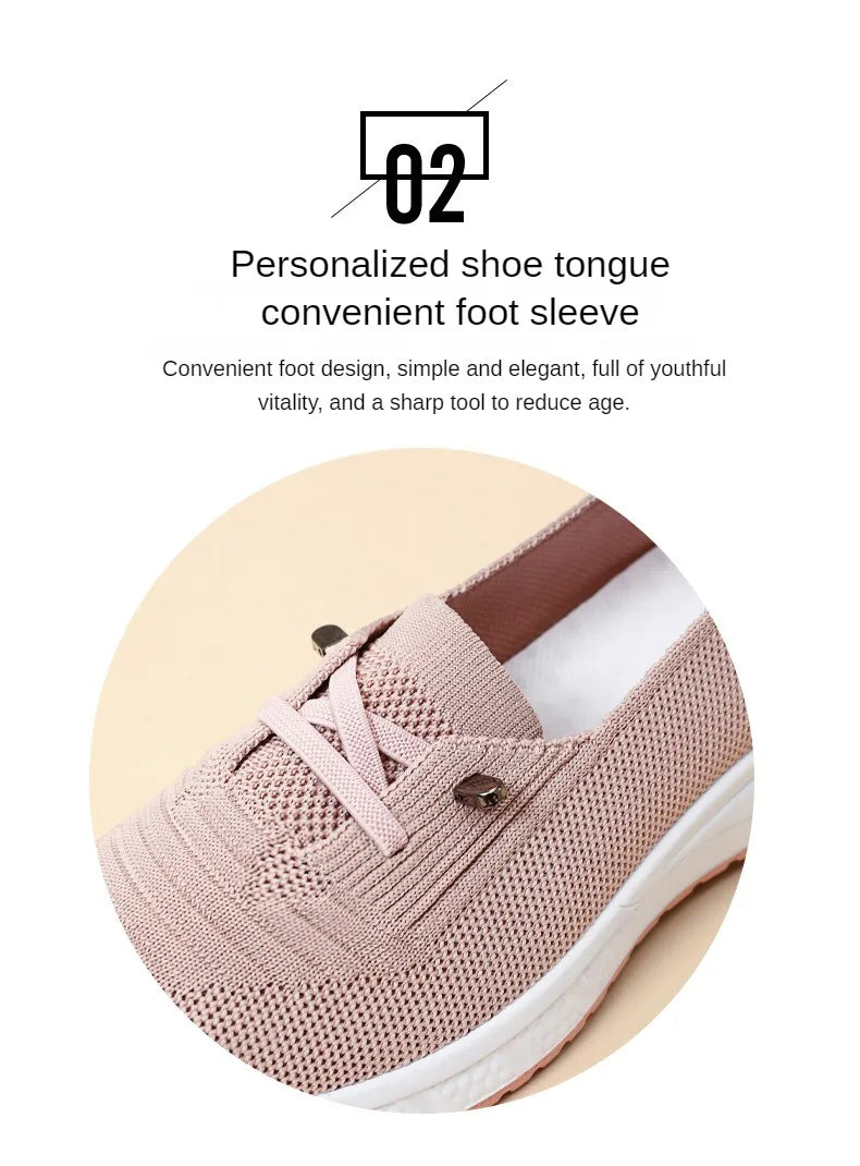 Women's Shoes 2025 Casual Sneakers Breathable Mesh Chunky Sole Affordable Free Shipping