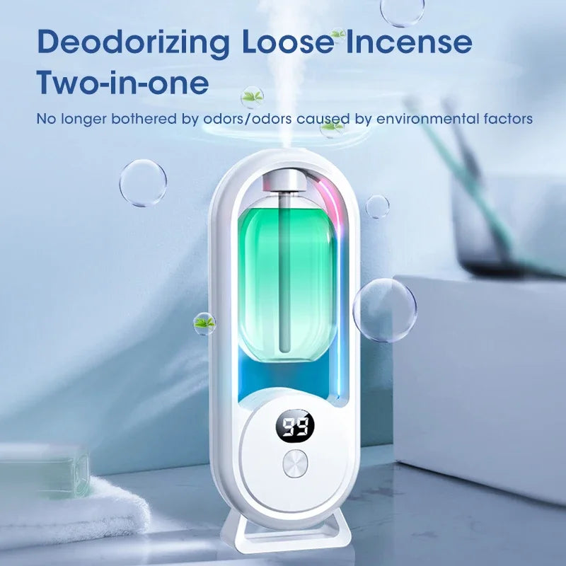 Automatic Home Fragrance Machine Essential Oil Diffuser Nebulizer Perfume Scent Machine for Kitchen and toilet deodorization