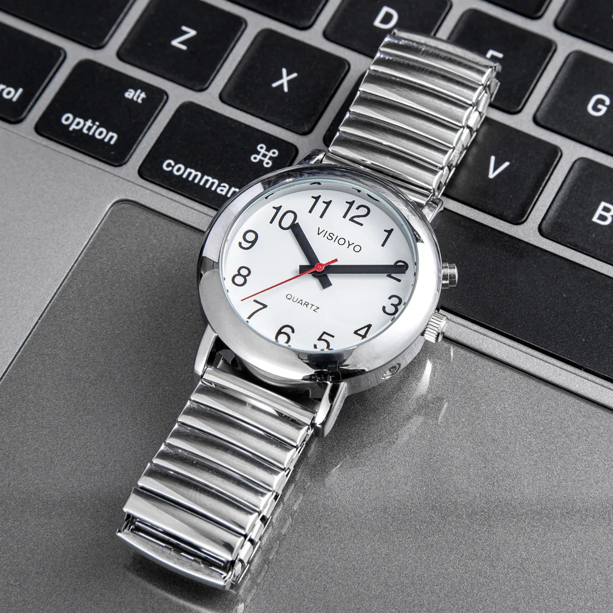 English Talking Watch Clock Watch for Blind Elderly Visually Impaired People