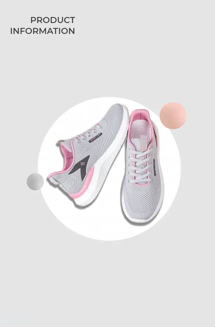 The women's walking shoes have a soft and slip-resistant sole making them perfect for stylish runners.Breathable and comfortable