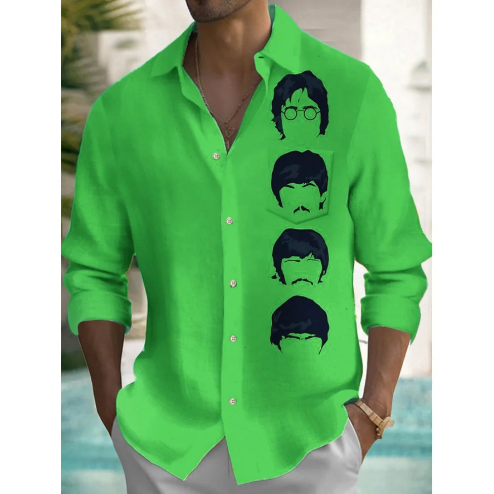 Men's Shirt Summer Casual Fashion Short Sleeved Shirt For Men Loose Breathable Hawaiian Shirt Man Casual Men's Clothing Top