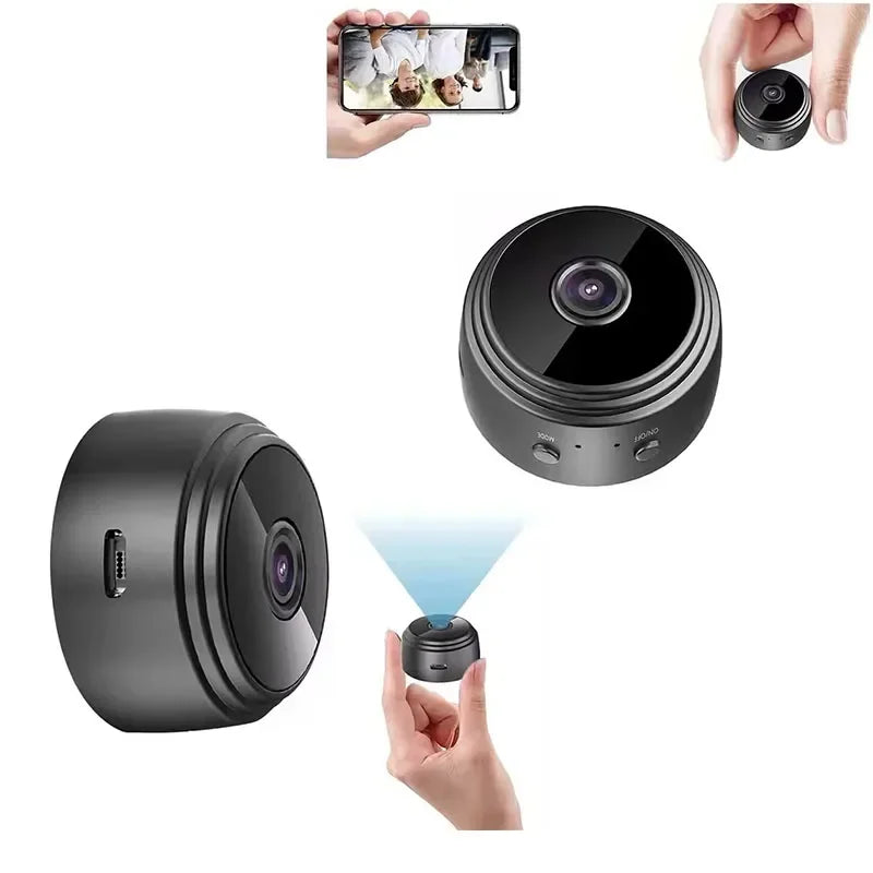 Smart Home A9 Mini Camera: WiFi Remote HD Surveillance & Wireless Monitoring in Compact Design