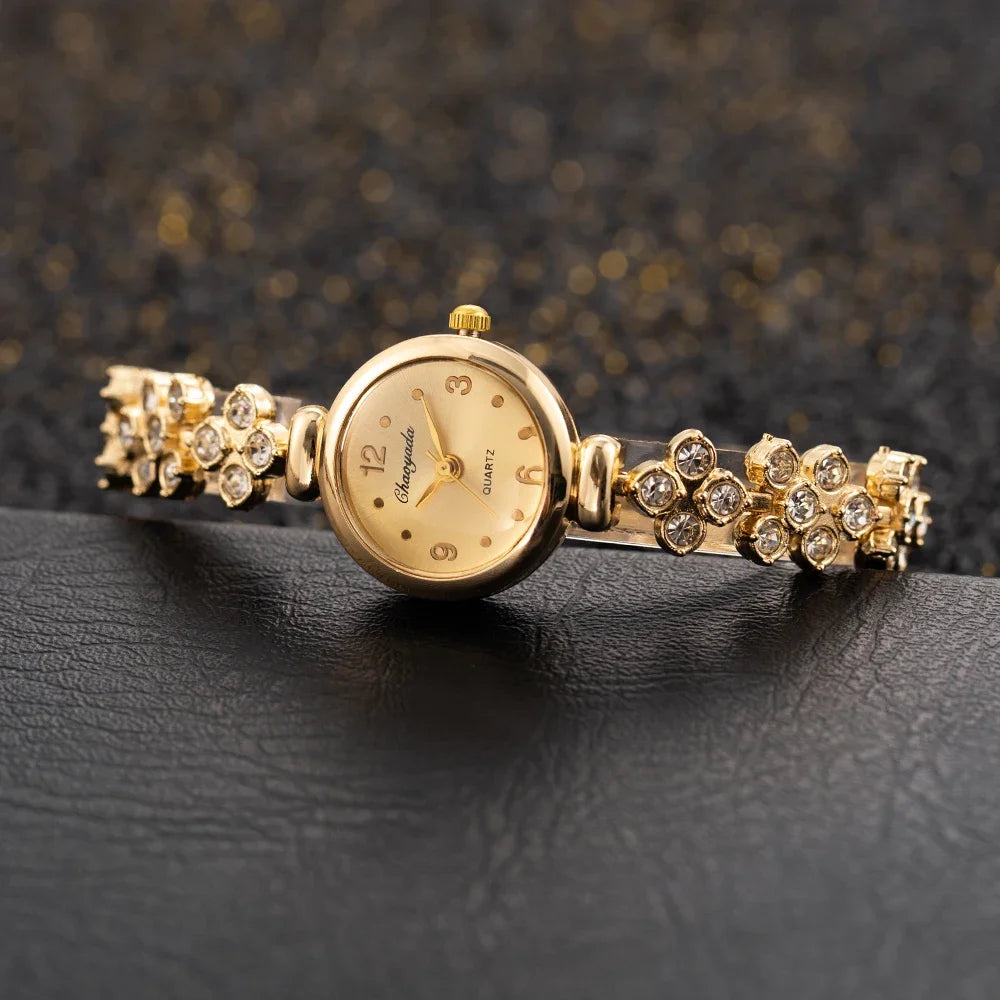 Women's Watches Set Fashion Elegant Small Dial Women Quartz Bracelet Watch Luxury Simple Ladies Wristwatch Clock Gifts relogio