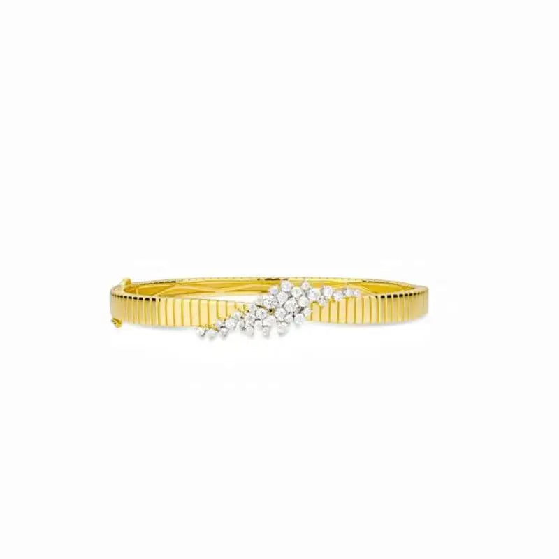 Bellux Real gold Plated Sterling Silver Bangle bracelets women jewellery women Original and pure 925 sterling silver bracelets