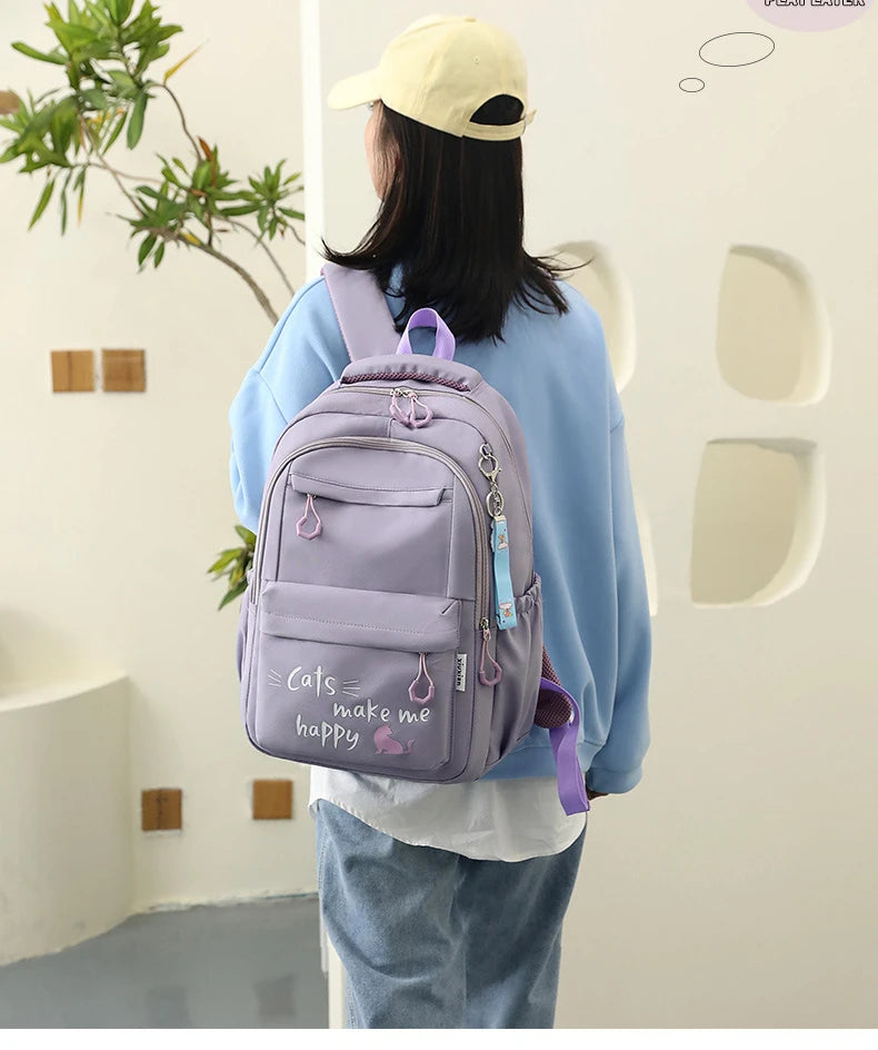 Backpack School Bag Girl Back Pack For Children Kid Child Teenager Female Class Schoolbag Primary Women Bagpack Teen Bookbag Kit