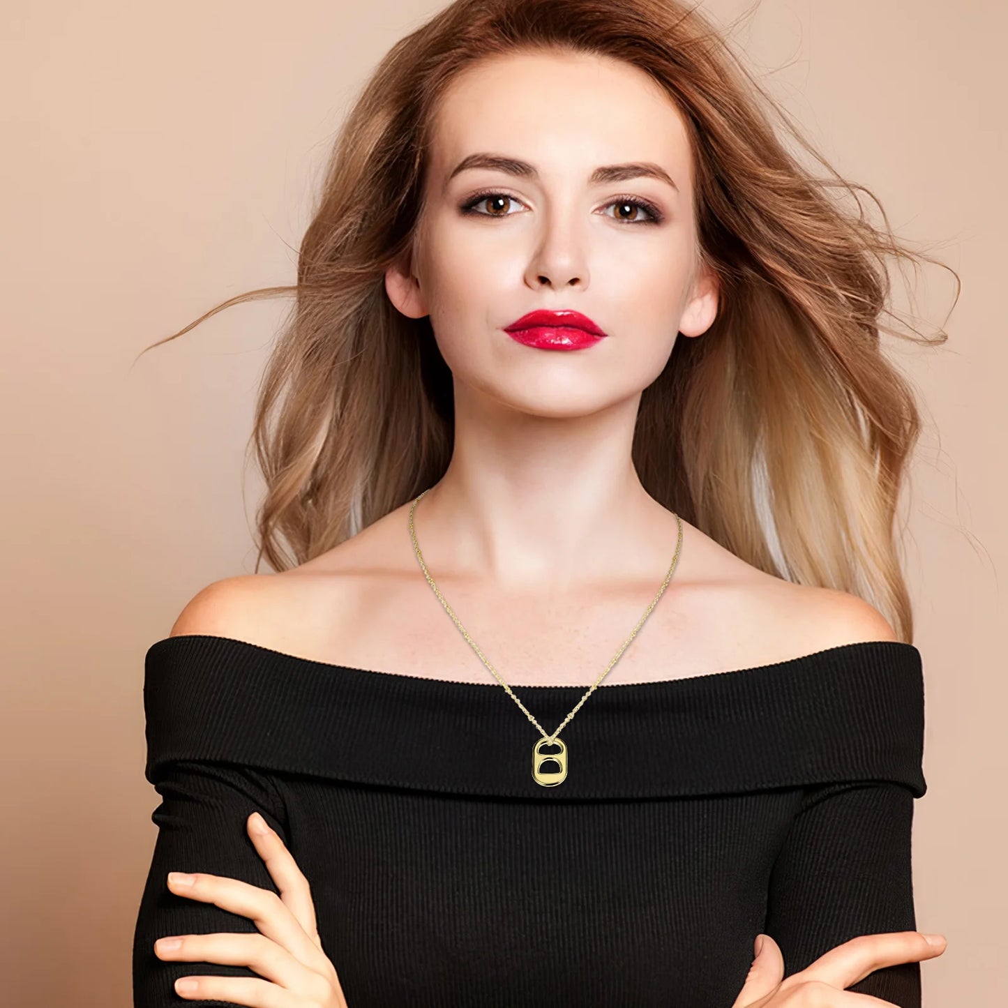 2 Pcs Pull-up Necklace Necklaces for Women Trendy Vintage Pretty Can Jewellery Alloy Girls Girlfriend