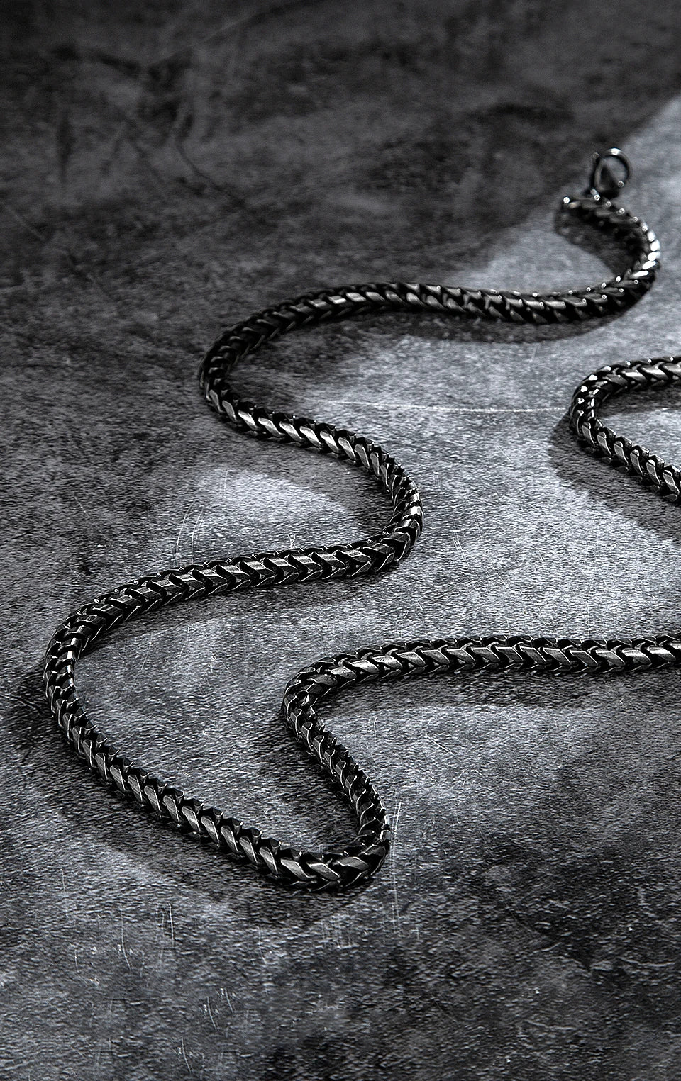 Men Goth chain Male Stainless Steel Trend Personality Keel Necklace For boyfriend brother fashion punk party long chain wholesal