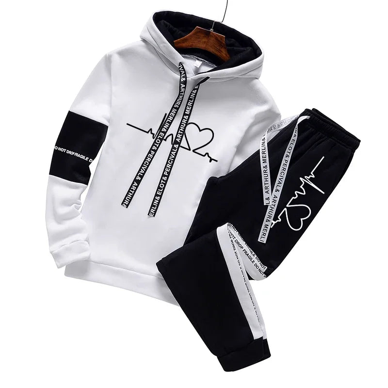 Hoodies Sportswear Sweatshirts for Men Comfortable Autumn Winter Sports Casual Fashion Versatile Sweatpants Daily Dressing Men's