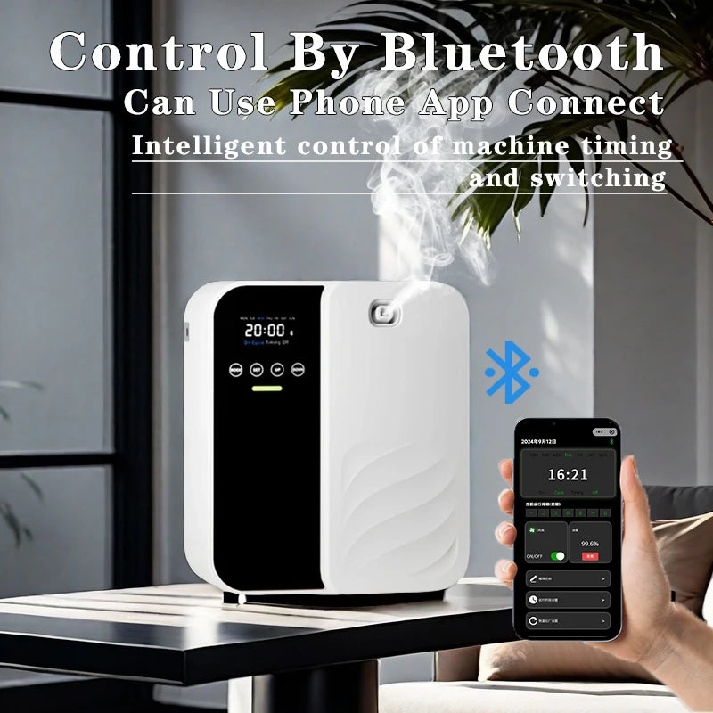 Aroma Diffuser 1000m³ Electric Scent Machine Smell Perfume Essential Oils Air Freshener 500ML Capacity Waterless Diffuser