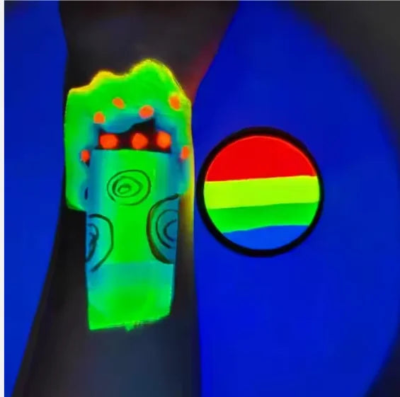 30g Face Paint Professional Matter UV Colors Water Based Makeup Eyeliner Neon Body Art