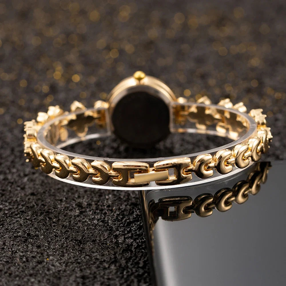 Women's Watches Set Fashion Elegant Small Dial Women Quartz Bracelet Watch Luxury Simple Ladies Wristwatch Clock Gifts relogio