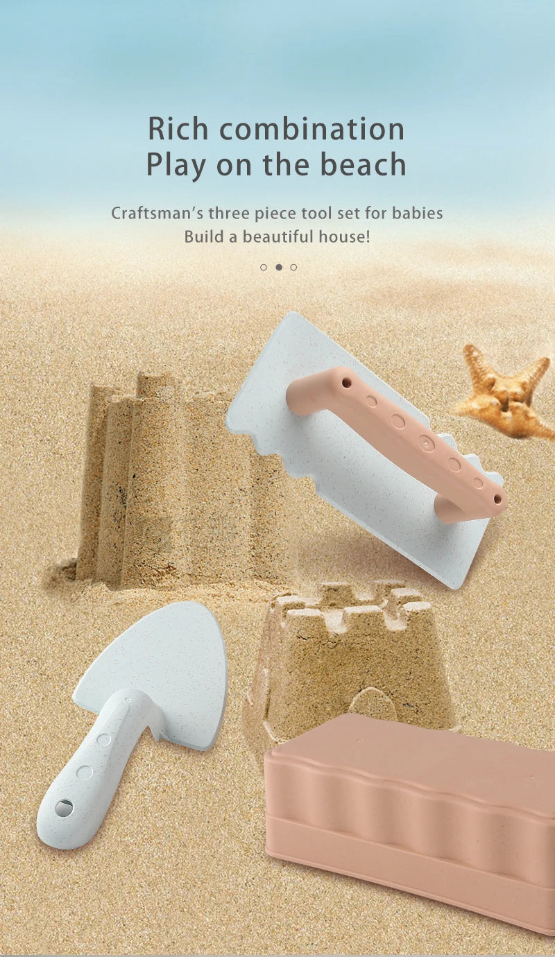 KIDNOAM Beach sand shovel toys snow toys set craftsman toys parent-child interactive toys beach toys Halloween Christmas gift