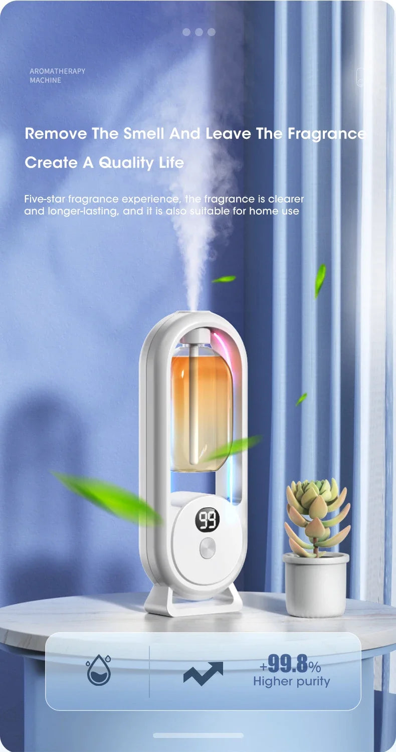Automatic Home Fragrance Machine Essential Oil Diffuser Nebulizer Perfume Scent Machine for Kitchen and toilet deodorization