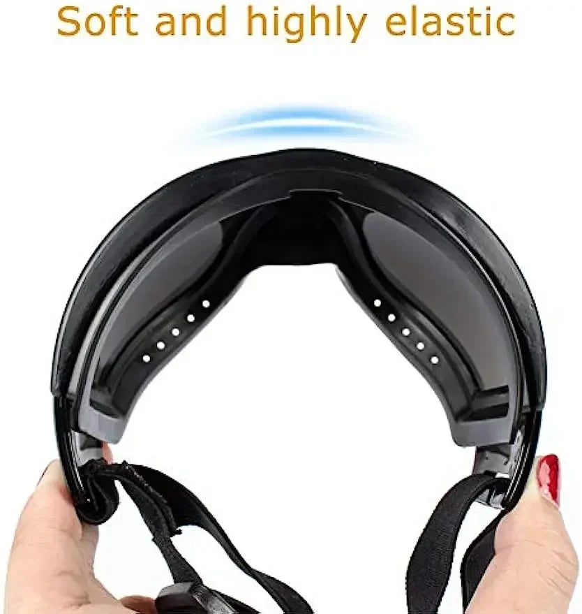 Pet Adjustable Dog Goggles Sunglasses Anti-UV Sun Glasses Eye Wear Protection Black Widely Used Dog Sunglasses Pet Dog Supplies