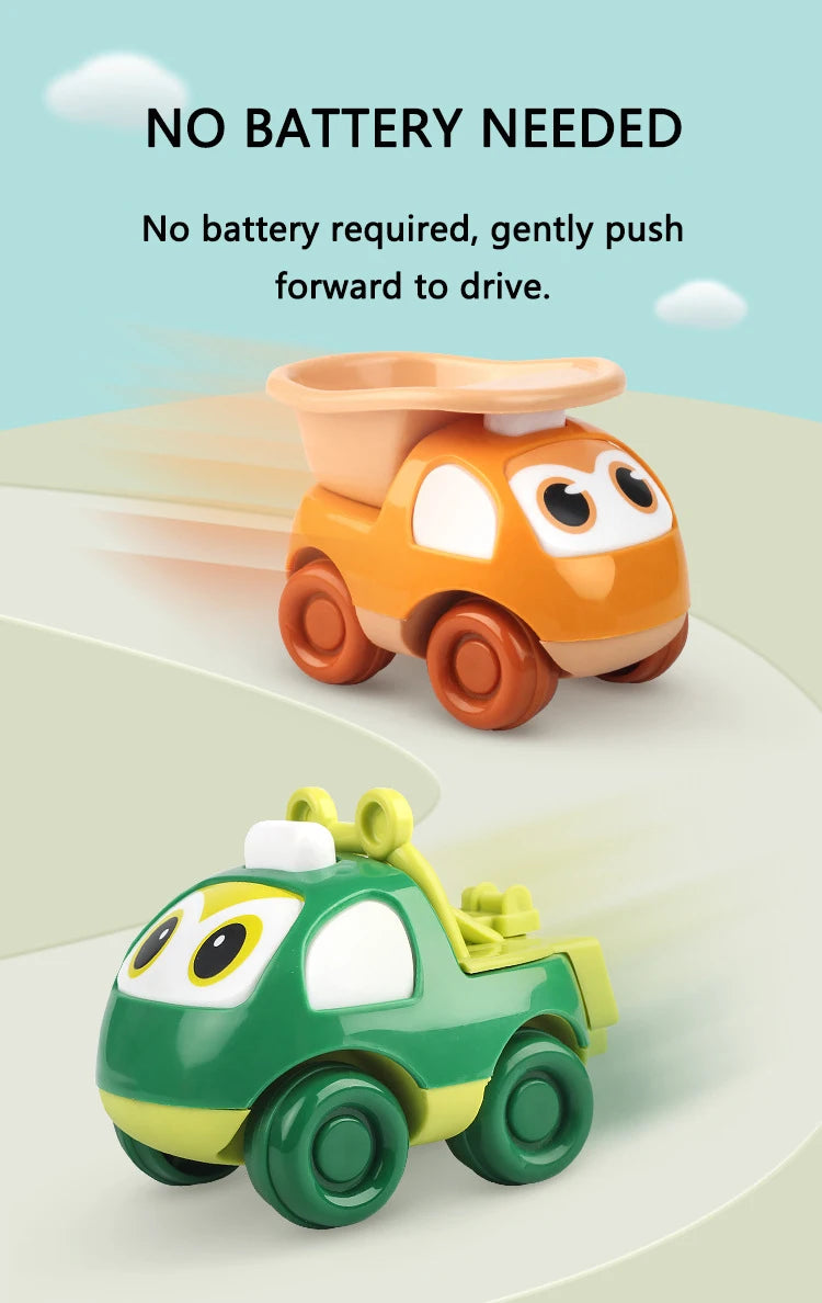 Children's Toy Car Inertial Car Fire Engineering Car Early Education Educational Toys 1-3 Years Old Small Gift