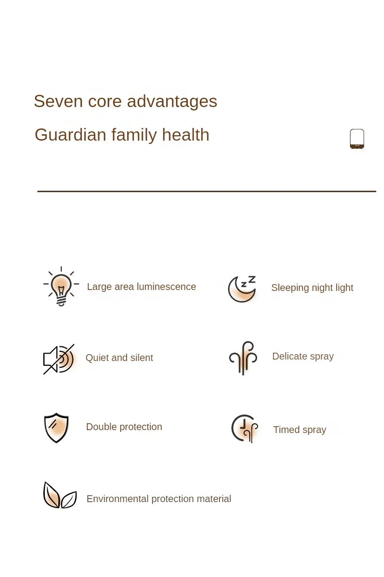 Home Essential Oil Aromatherapy Machine Automatic Perfume Machine Bedroom Diffuser With Night Light Humidifier