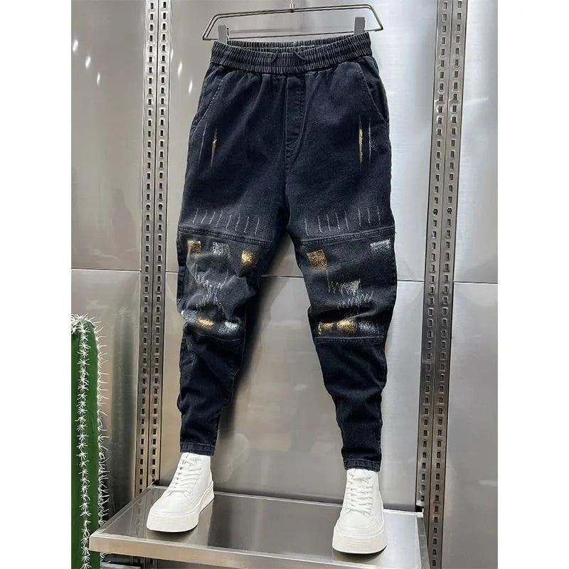2024 Men's Pants High Street Fashion Joggers Pants Men Casual Men Clothing Haren Pants Streetwear Trousers Men