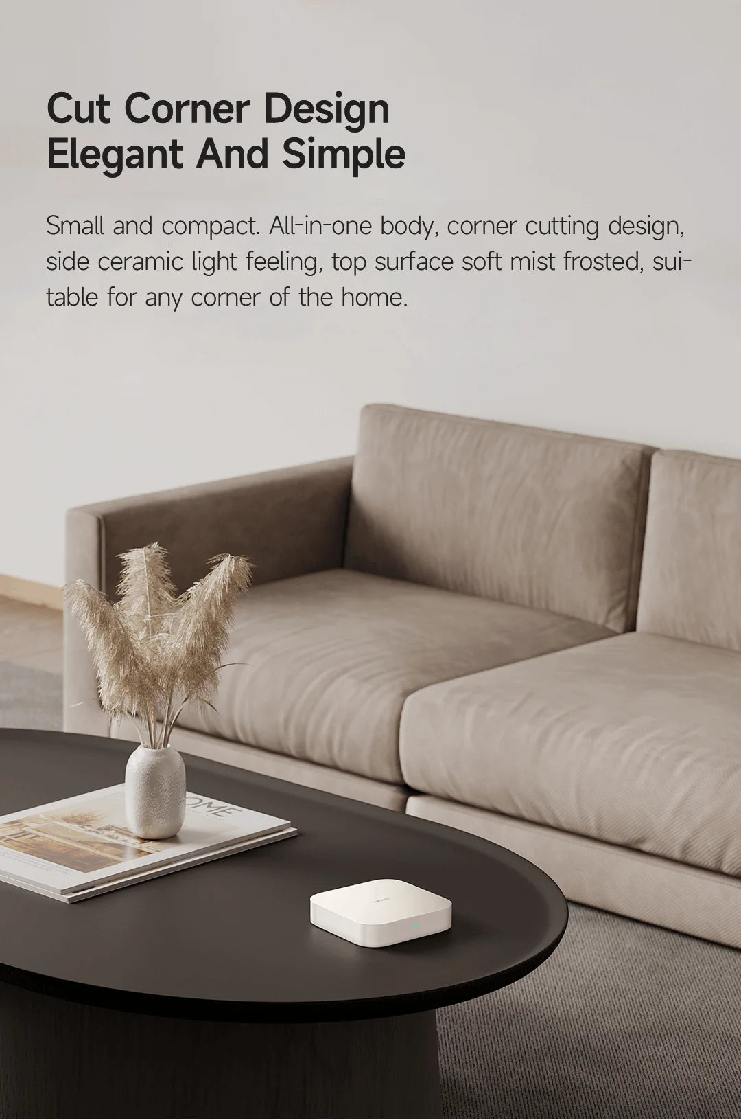 Global Version Xiaomi Mi Smart Home Hub 2 Support Bluetooth, Bluetooth Mesh, Zigbee Gateway 128MB Dual-band Wi-Fi Remote Control