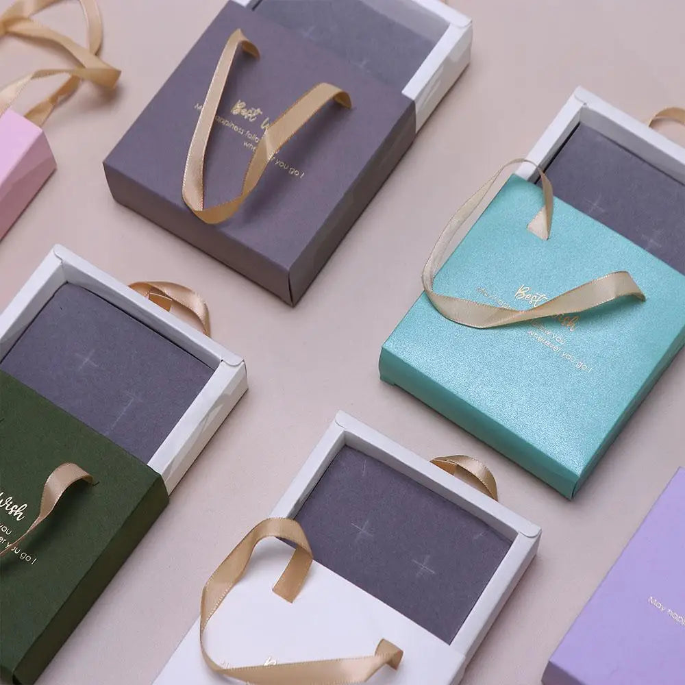 Jewelry Display Box Bracelet Jewelry Organizer Dust-proof Gifts Box Gift Packaging Earrings Case Storage Box Drawer Jewelry Box