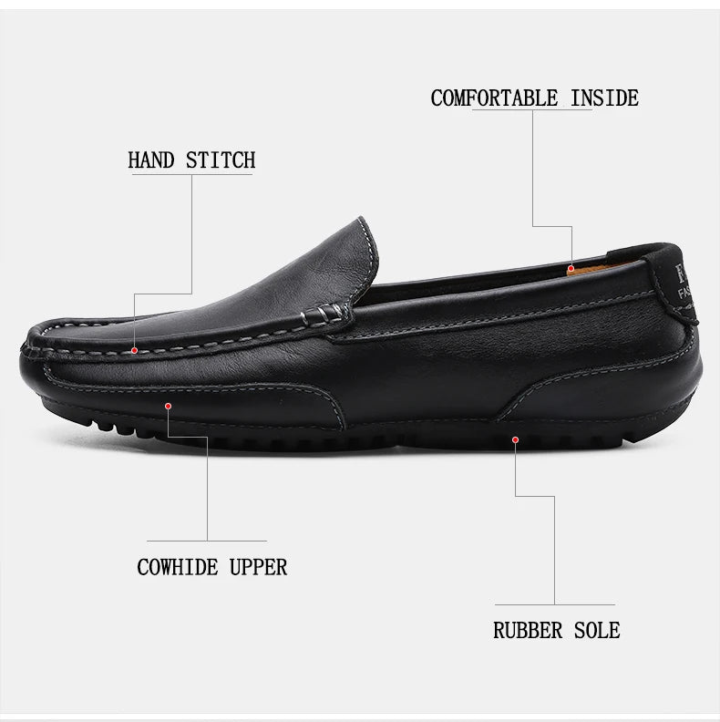 Men's shoes 2023 Casual fashion Men's casual wear Formal men's driving shoes Casual men leather shoes