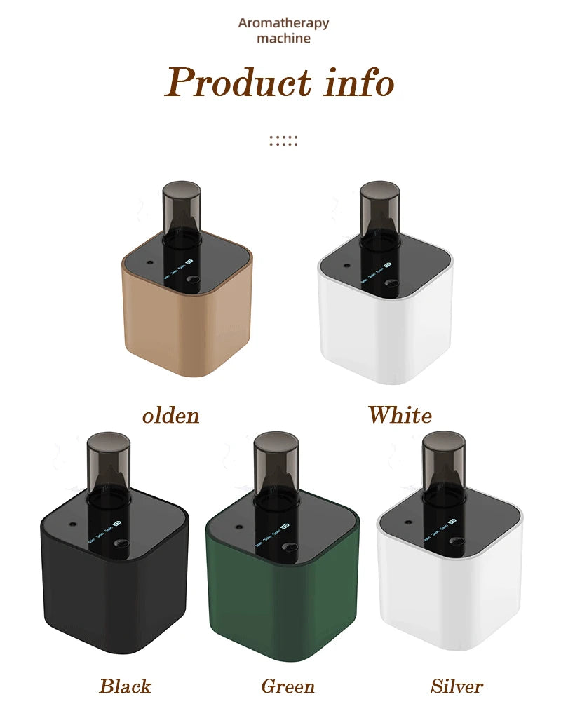 Rechargeable Pure Essential Oil Aroma Diffuser Fresh Air USB Portable Home Scent Waterless Fragrance Nebulizer For Home Office