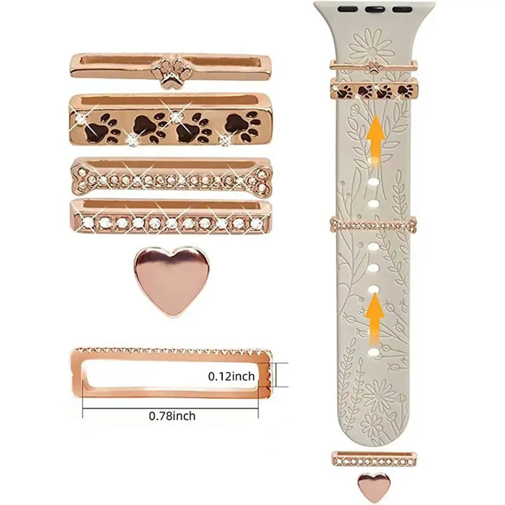Creative Bracelet Brooch Decorative Ring Wristbelt Charms Watch Band Ornament Strap Accessories