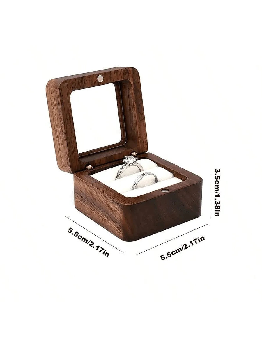 Wood Jewelry box wedding ring box Earring Rings Box Jewelry Organizer Box Luxury jewelry gift packaging Box Bracelet package