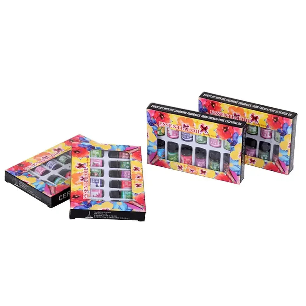 12PCS 3ML Air Freshener Natural Plant Aromatherapy Essential Oil Air Conditioning Perfume Aroma Diffuser Fragrance Humidifier