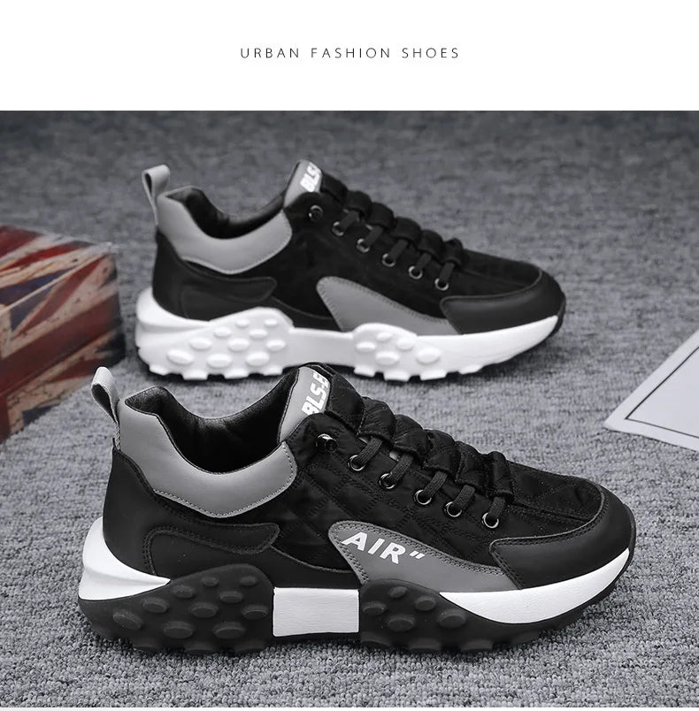 Men Sneakers Platform Men Shoes 2025 New Running Shoes for Men Luxury Brand Casual Vulcanized Shoes Comfortable Tenis Masculino