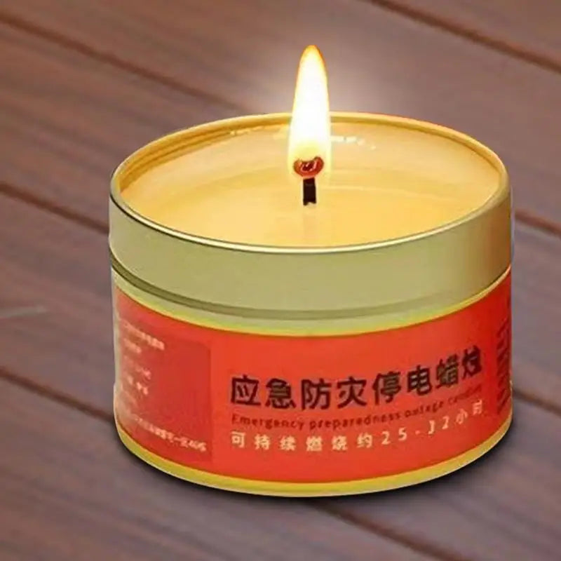 25-32 Hours Long Burning Survival Candles Smokeless Emergency disaster prevention candles Portable Power Outage Candle