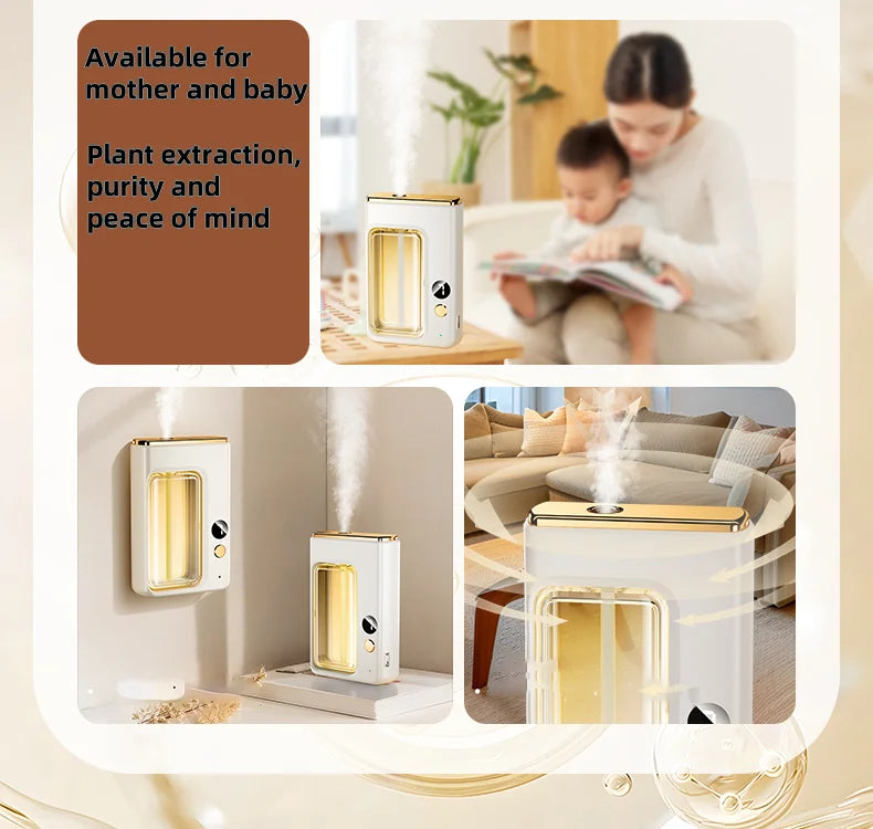 Shangri-La Hilton Aromatherapy Fragrance Atomizer Digital Display 7-Speed Adjustable Aromatic Diffuser for Home & Office
