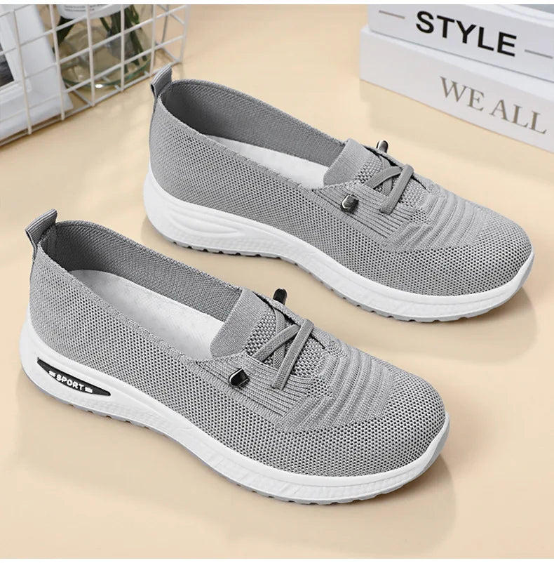 Women's Shoes 2025 Casual Sneakers Breathable Mesh Chunky Sole Affordable Free Shipping