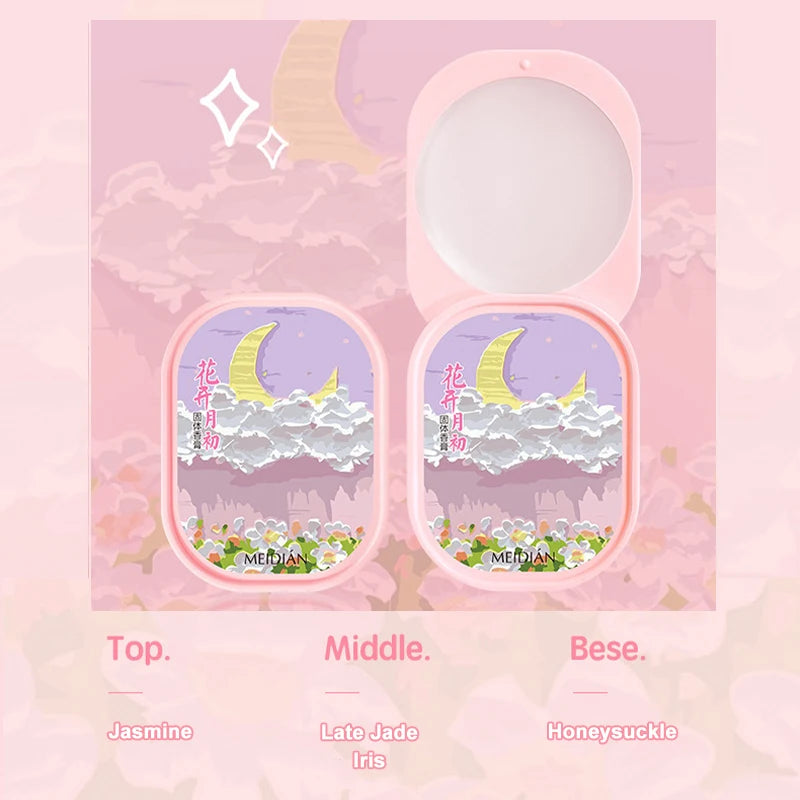 3pcs Solid Perfume Gift Set for Women,Long-Lasting Scented Balm with Jasmine Notes,Tea Fragrance,Idea for Dates Casual Attire