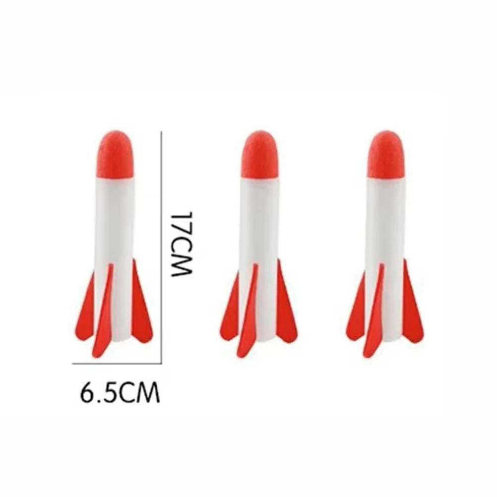 Kid Air Rocket Foot Pump Launcher Outdoor Air Pressed Pedal Soaring Rocket Toys Child Play Set Jump Sport Game Toys For Children