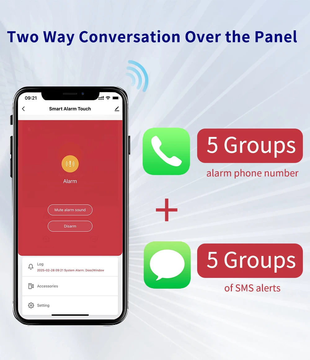 G74 Smart Home Alarma Para Hogar Tuya Alarme Smart Security Protection Casa Inteligente Alexa Home Security System