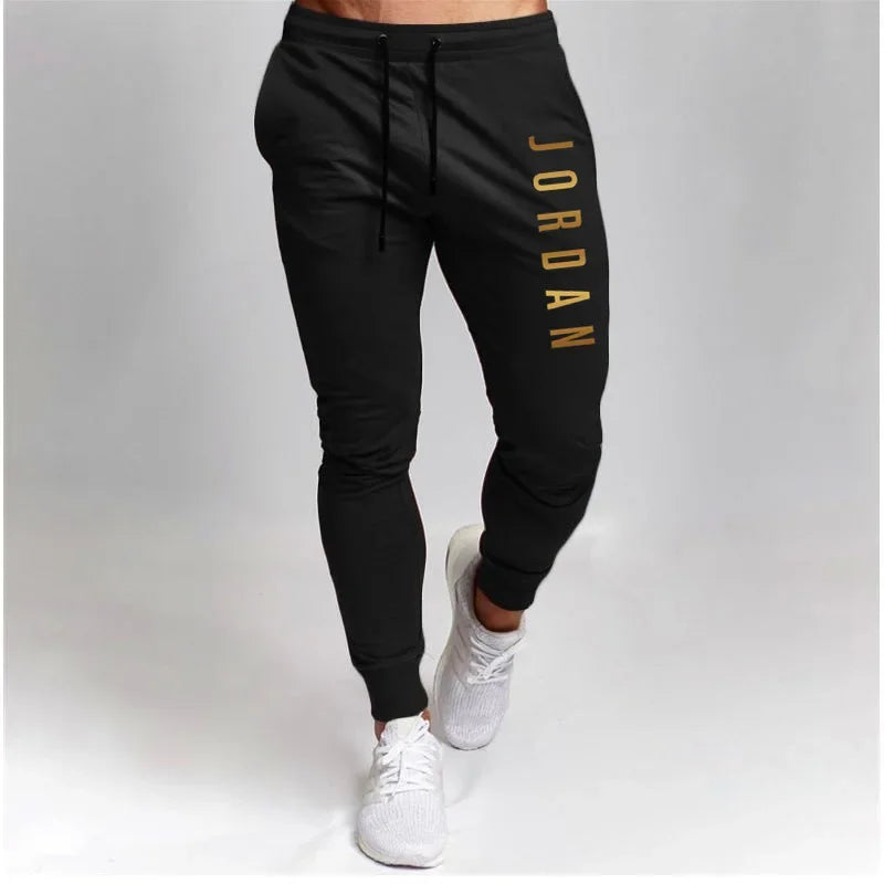 Men Loose and Versatile Stretch Trousers Cross-border Spring and Autumn Sports Pants Casual Pants Slim Casual Sports Pants S-3XL