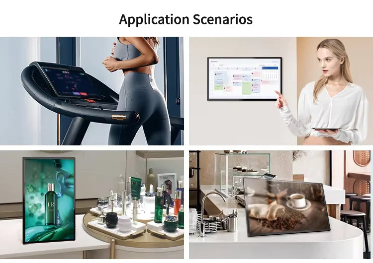 Smart Home Tablet Wall Mount with Double-Sided Lights 15.6 Inch FHD Touch Screen Android 14 8-Core 8G 128G POE for Home Automati