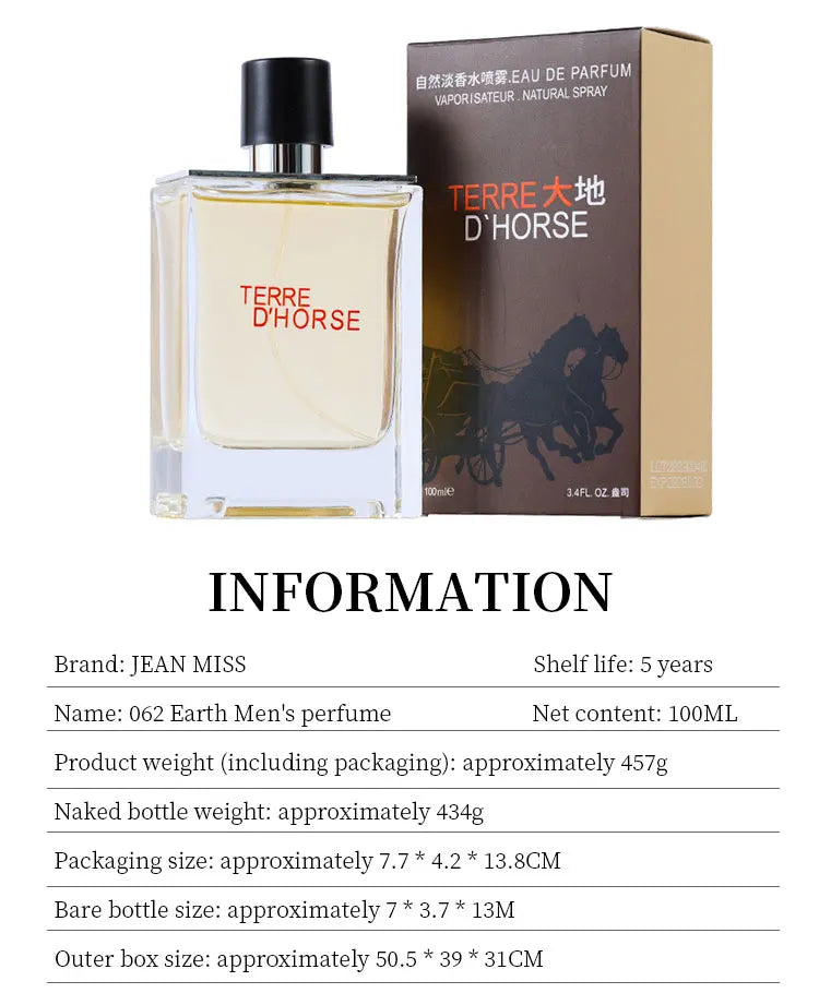 Best-selling Brand Men's Perfume Long-lasting Woody Scent Men's Spray Flirting Pheromone Eau De Toilette Classic Cologne Dupes