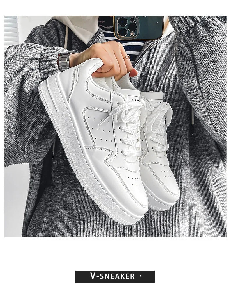 Men's Shoes Fashion Comfortable Casual Sneaker Brand Sports Running Shoes for Men Thick Sole Versatile Flats Tenis Masculino