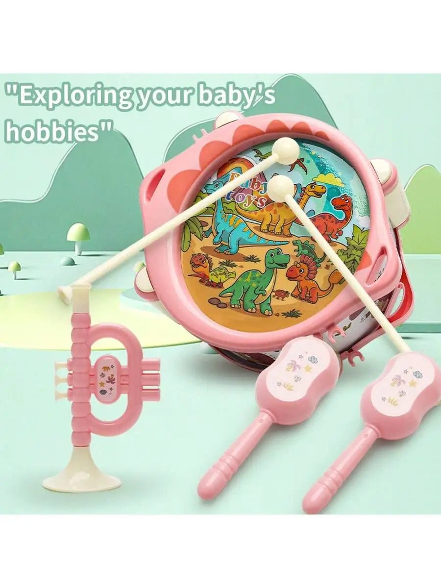 Kids Musical Toy Educational for Kindergarten for Home Drums Educational Toys Indoor Outdoor Interactive Playing Percussion